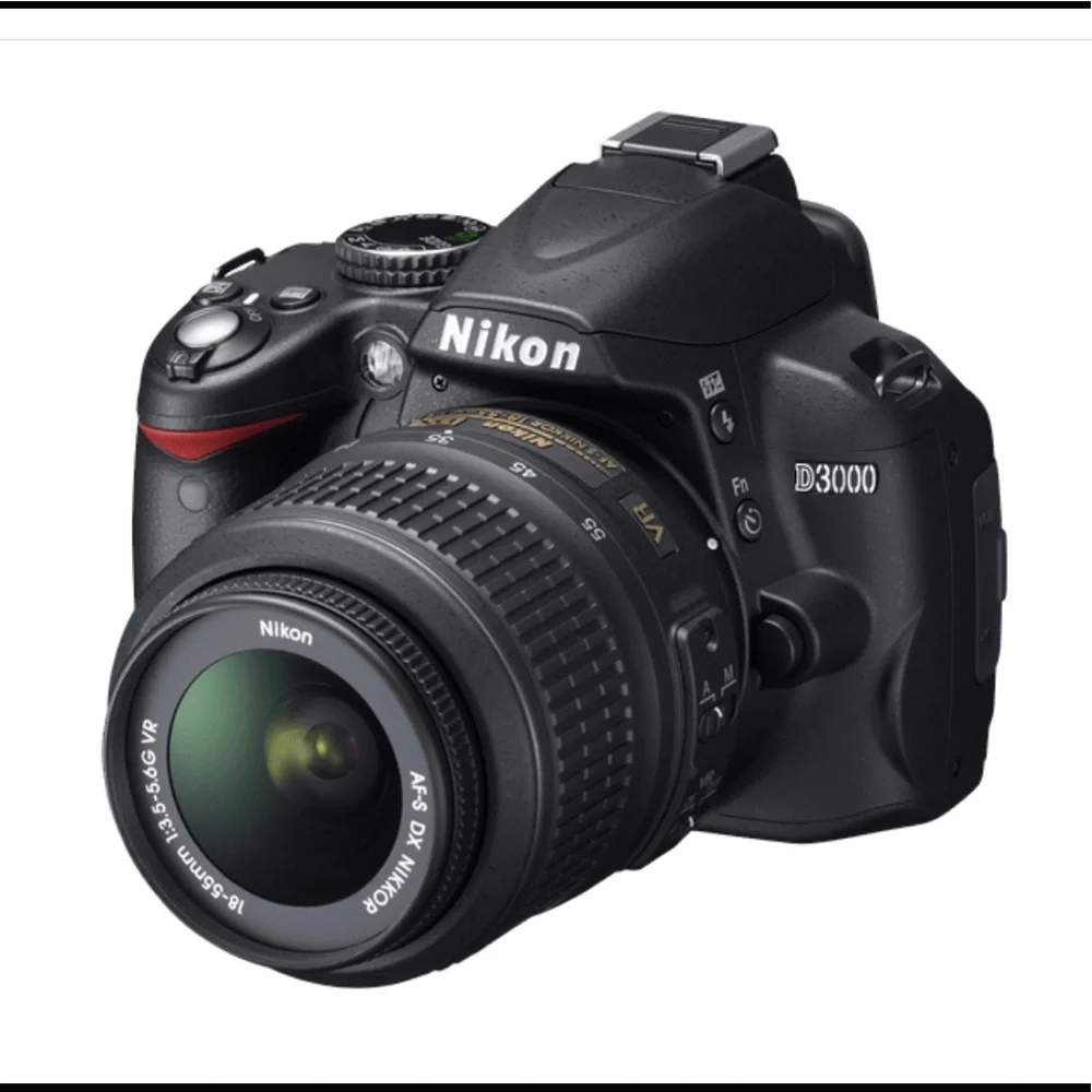 Nikon D3000 Camera + Plus